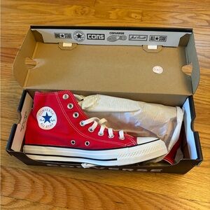 Converse Red Chuck Taylor High-Top Sneakers